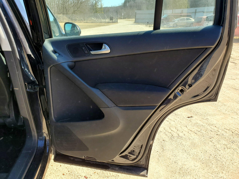 2009-2017 Volkswagen Tiguan Rear RH Inside Door Trim Panel (black)(limited) OEM
