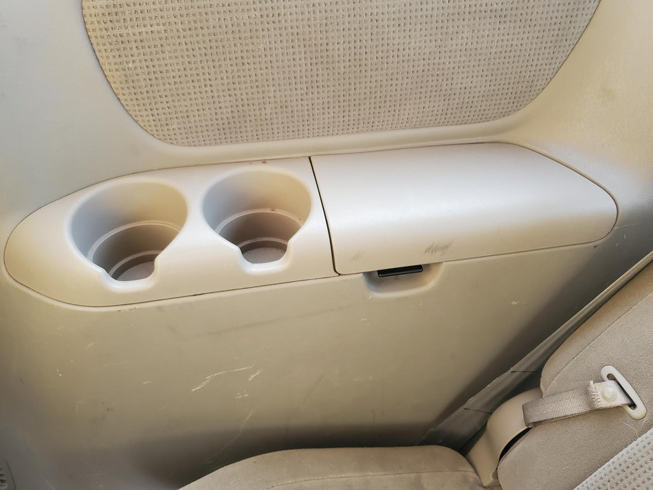 2004-2010 Toyota Sienna Rear RH Cup Holder Console (3rd row)(pass side)(beige