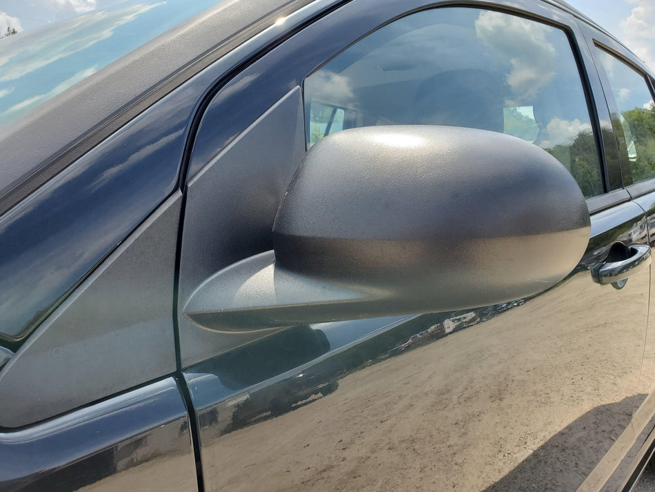 2007-2012 Dodge Caliber Front LH Driver Door Mirror (black)(power)(heated OEM