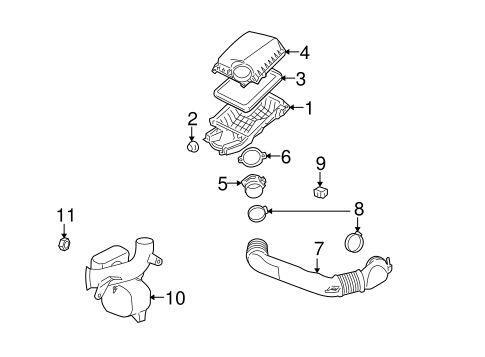 Air Intake Resonator (3.5L)(#10 in parts breakdown) 2007-2009 Saturn Aura