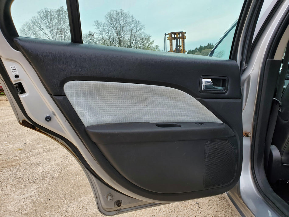 Rear LH Inside Door Trim Panel (w/o handle)(black/gray) 2006-2011 Mercury Milan