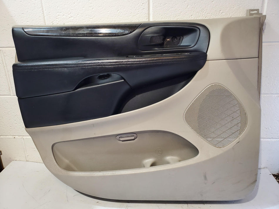 2011-2014 Dodge Grand Caravan Front Left Driver Door Panel H7X1 OEM